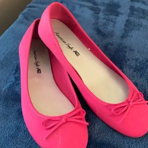 Pink shoes